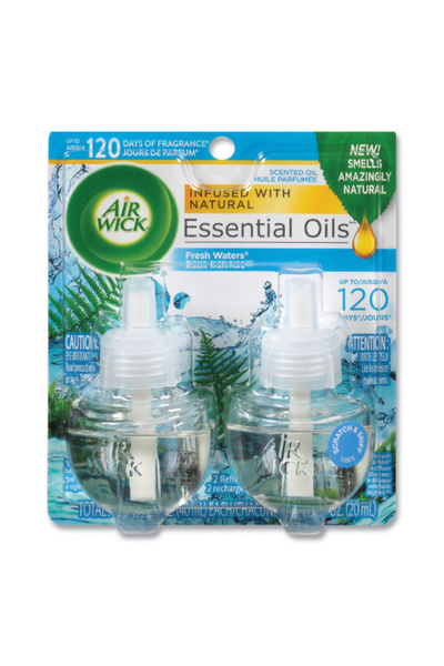 Air Wick معطر جو برائحة الزيوت العطرية من فريش ووترز، عبوة إعادة تعبئة، 19 مل