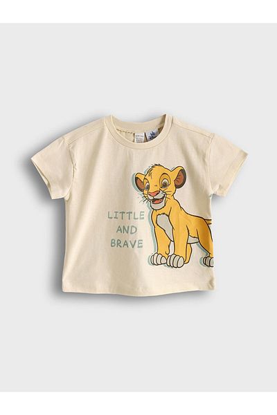 LC Waikiki New Season Lion King Printed Baby Boy Shorts Pajama Set - S5H403Z1