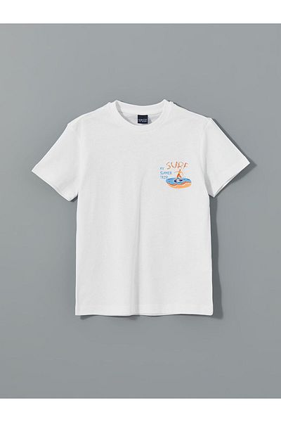 LC Waikiki Νέα σεζόν Crew Neck Boy's Tisort - S5I184Z4