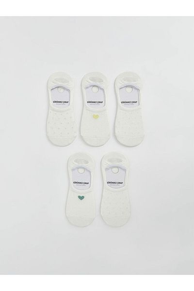 LC Waikiki Нови дамски чорапи с шарки, 5 чифта - S5EH21Z8
