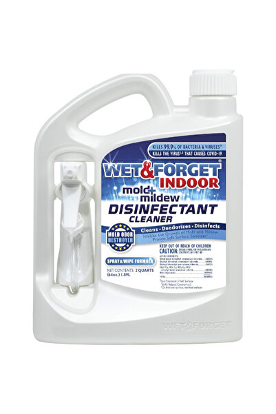 Wet & Forget Spray and Wipe Formula Indoor Mold Mildew Disinfectant Cleaner 1...