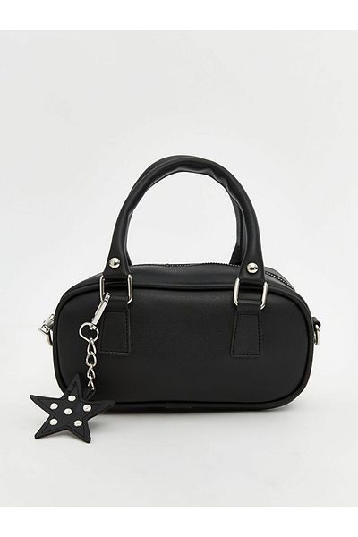 LC Waikiki Black Leather Look Women's Shoulder Bag