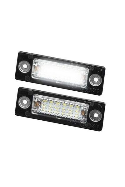 AUTOREY Set 2 number plate lamps LED VW Touran Caddy Golf 5 Plus Transporter Touran Jetta Canbus