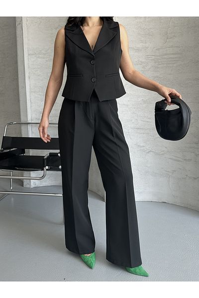 MYGİYİMİSTANBUL Vest Trousers Set