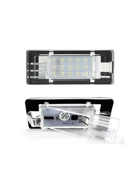 AUTOREY LED license plate lights for Dacia Duster (2010-2018) Logan MCV (2013-) Lodgy (2012-)Canbus