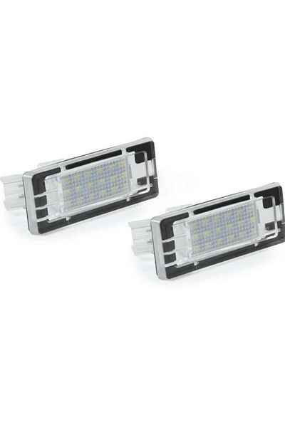 AUTOREY LED license plate lights for Dacia Duster (2010-2018) Logan MCV (2013-) Lodgy (2012-)Canbus