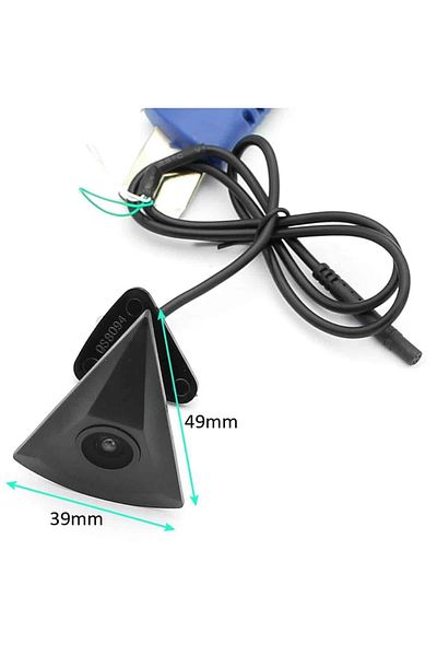 AUTOREY Volkswagen Dedicated Car Front Camera with Logo Mount Compatible with Aftermarket RCA Units