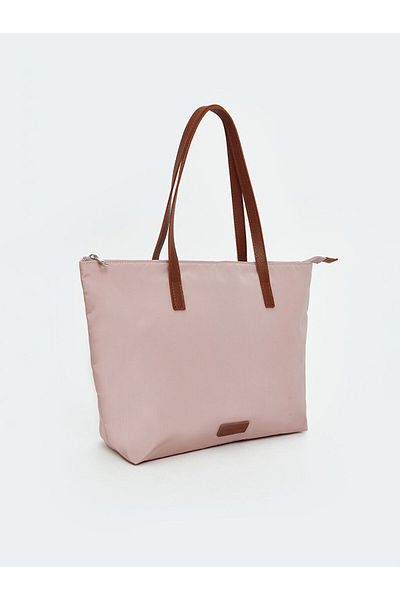 LC Waikiki Pink Leather Look Women's Shoulder Bag