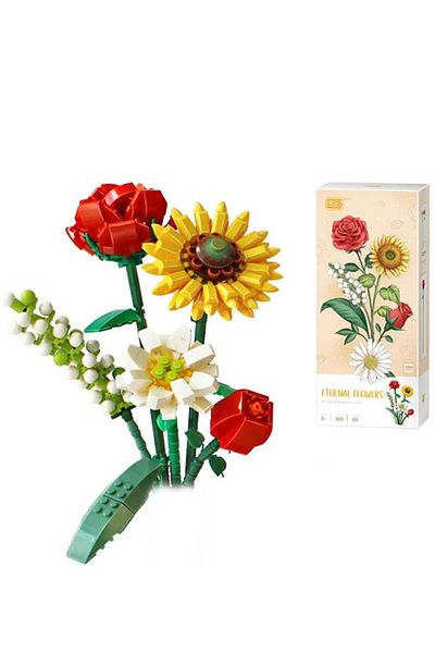 hak-iş oyuncak Loz Flower Blocks 568 Pieces