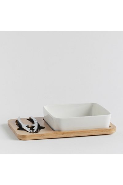 HomeVibes Bol decorativ NUTERRA 28x19 cm
