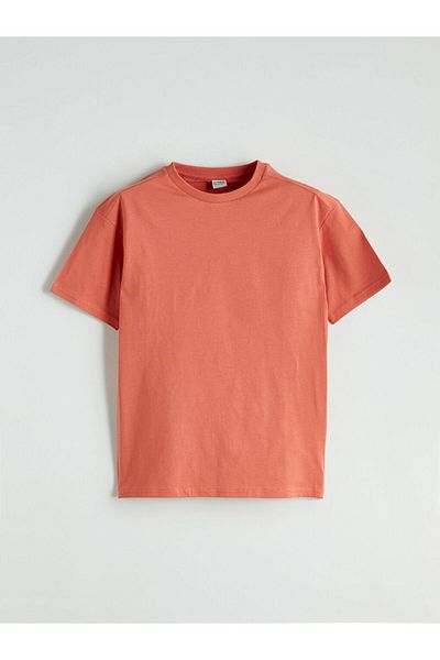 LC Waikiki New Season Crew Neck Basic Boy's T-Shirt - S5Nl74Z4