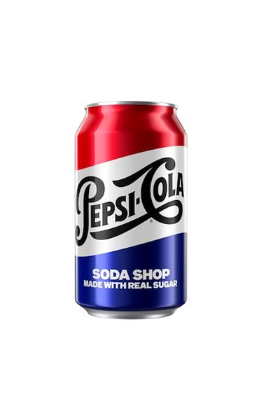 Pepsi Cola Real Sugar Soda Shop 355 ml, Refreshing Beverage