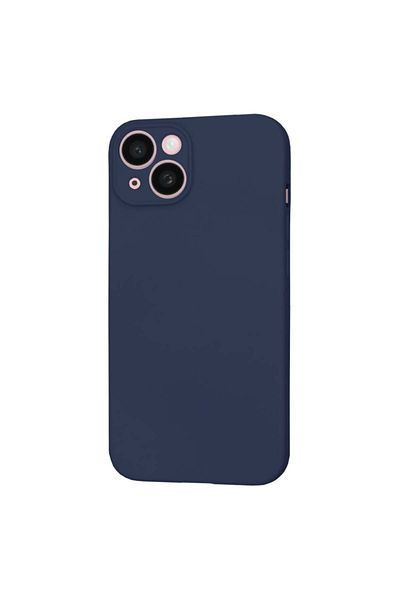 SKYDDAR INNOVATION Carcasă pentru iPhone 15, silicon catifelat, SoftFlex Magsafe, albastru marin, set autocolante