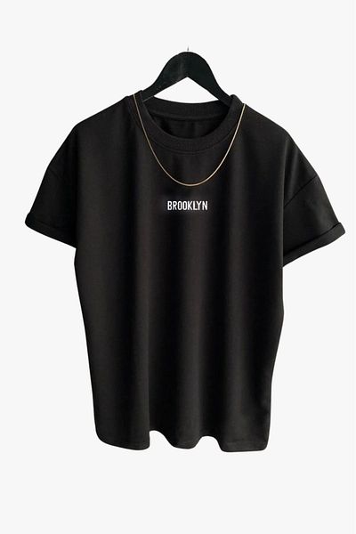 MODAGEN Unisex Brooklyn Printed 3 Pack Μπλουζάκι καφέ-μαύρο-μπεζ