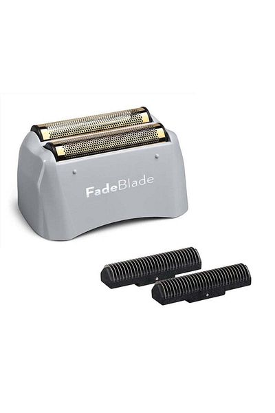 FadeBlade 2 blade replacements and protective foil for FadeBlade Skin Safe electric razor