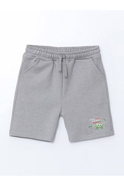 LC Waikiki New Season Printed Boys' Shorts with Elastic Waist - S5Kj94Z1
