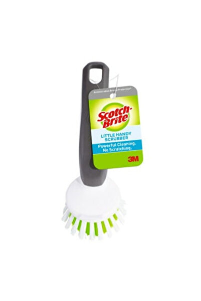 Scotch Brite فرشاة بلاستيكية كاشطة صغيرة يدوية 2.4 × 2.5 × 6.3 بوصة
