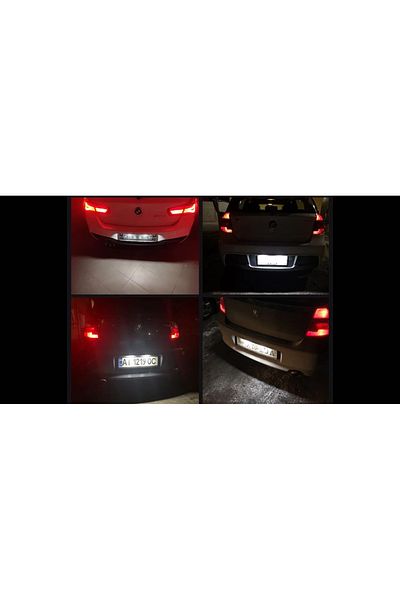 AUTOREY Set 2 LED number lamps BMW series 1 E81 E87 F20 F21 Z4 E85 X2 F39 X4 G02 Series 6 E63 Mini R55 R60