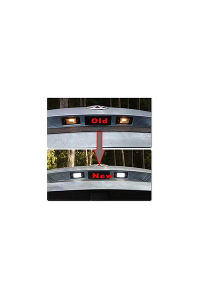 AUTOREY Set of 2 LED number lamps VW Touareg I BORA Berlina Estate Golf IV Golf 5 Passat B5 VW Tiguan I