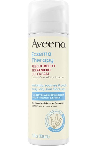 AVEENO كريم جل لعلاج الأكزيما وتخفيف آثارها مع الشوفان الغرواني لحماية البشرة - 150 مل