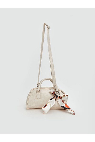LC Waikiki Beige Leather Look Women's Shoulder Bag