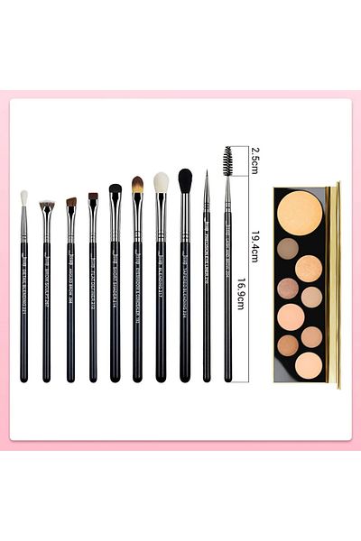 Jessup Jessup Brushes Professional 10-Piece Eye Makeup Brush Set T315