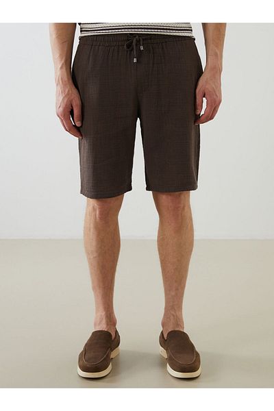 LC Waikiki New Season Slim Fit Ανδρικό Σορτ με λεπτομέρεια περιτύλιξης μέσης - S5IS32Z8