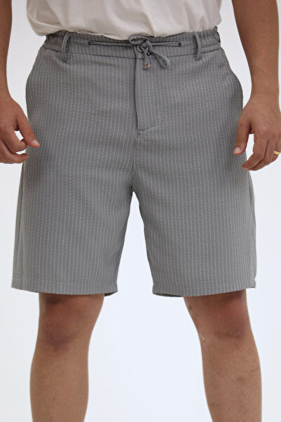 EXSPORT SİLVER Çizgili Pantolon Şort
