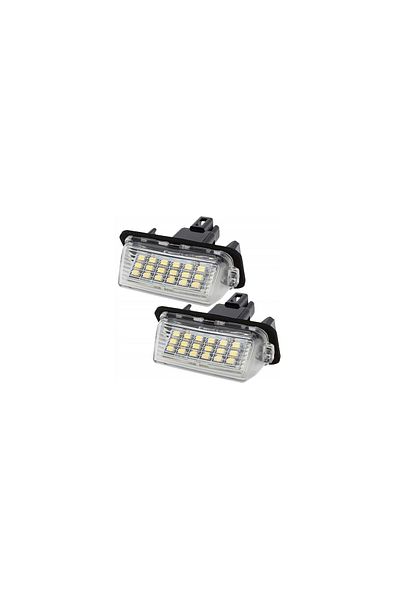 AUTOREY Set 2 LED License Plate Lights Toyota Auris E15 FL Auris KOMBI Avensis Camry Prius Yaris III Canbus