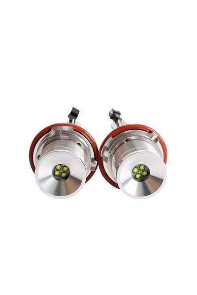 AUTOREY Set 2 LED Marker Bulbs 40w Angel Eyes BMW E87 E39 E60 E61 E63 E64 E65 E66 X5 E53 E83 X3 Orange Color