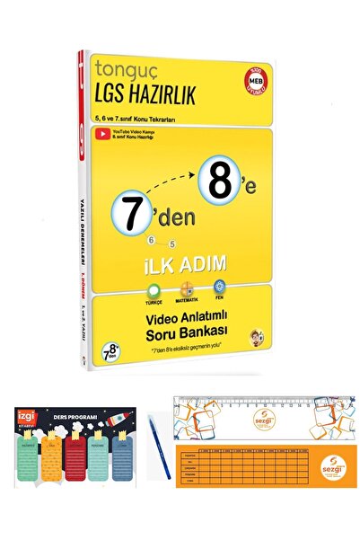 Tonguç Yayınları 7'Den 8'E Hazırlık Kitabı Hediyeli 2025 BASKI
