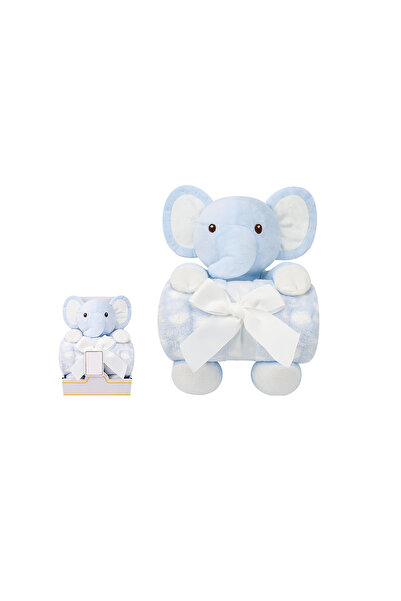 Factory Price - مجموعة هدايا من لعبة الفيل المحشو وبطانية للأطفال حديثي الولا...