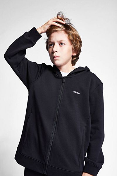 Lescon Детски суитшърт с цип и качулка 25S-3226-25B