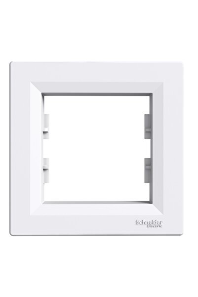 Schneider Electric Asfora Beyaz Çocuk Korumalı Topraklı Priz Çerçeve Dahil