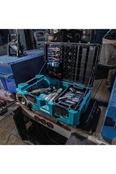 Makita Impact-Resistant Modular Rolling Tool Chest 8.51 x 19.09 x 30.07 Inch
