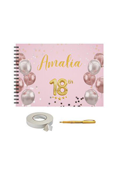 OEM Set Album foto / GuestBook nunta, We Said Yes, A4 landscape, 3 piese