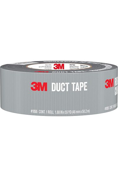 3M Basic Duct Tape, 1.88 inches by 55 yards, 1055, 1 roll