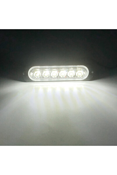 choice2 White Led Strobe Light Flashing Grille Lights Car Emergency Light 6LE...