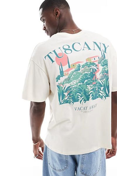 The Champ Clothing Ανδρικό μπλουζάκι μεγάλου μεγέθους 100% βαμβακερό μεγάλο μέγεθος Τούσκανης εμπριμέ καλοκαιρινό μοντέλο