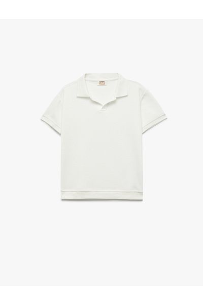 Koton Short Sleeve Polo Neck T-Shirt
