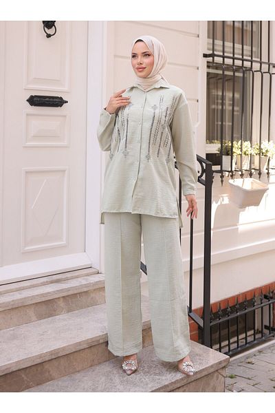 SAHRA BUTİK Team - green - sahra boutique