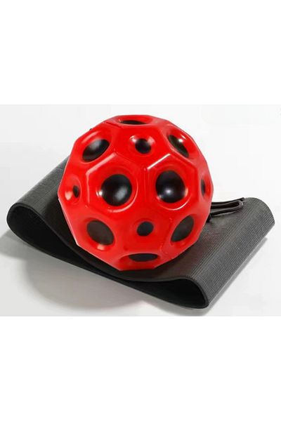 Choice Red 1PCS High Elasticity Decompression Toy Moon Hole Wrist Rope Foam Outdoor Sports Ball Children An