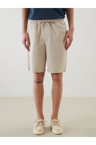 LC Waikiki Ανδρικό σορτς New Season Comfortable Fit Λινό Μικτό - S5FQ93Z8