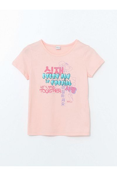 LC Waikiki Νέα σεζόν Crew Neck Girl's Tisort - S5EV74Z4