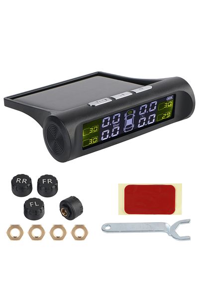 Choice C240 External Car Tyre Pressure Monitor Tire Pressure Monitoring System Temperature Warning Fuel Sav
