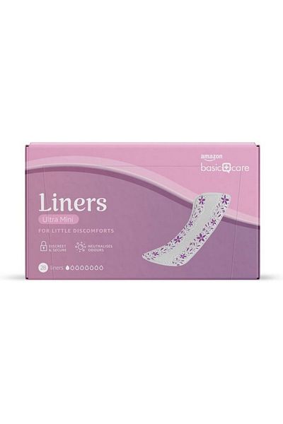 Amazon Set of 28 daily absorbent LINERS ULTRA MINI, unscented, Amazon