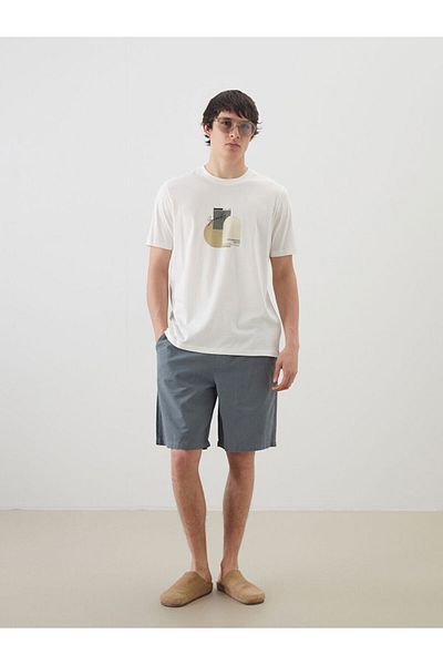 LC Waikiki Ανδρικό σορτς New Season Comfortable Fit Λινό Μικτό - S5FQ93Z8