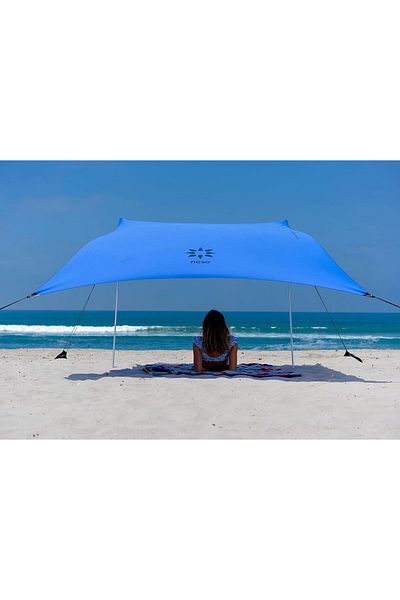 neso Tents Beach Tent with Sand Anchor, Portable Canopy SunShade - 2.1m x 2.1m - Patented Reinforced