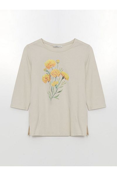 LC Waikiki New Season Crew Neck Floral Women's Blouse - S54999Z8