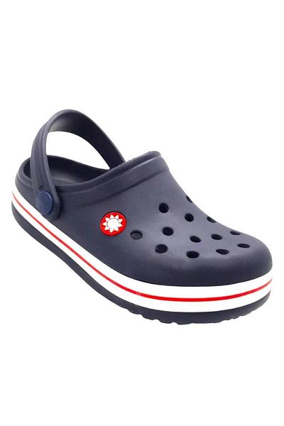 MARKABONİ Boys' navy blue non-slip sole slippers pool beach sandals
